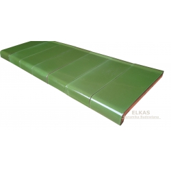 Parapet ceramiczny 30cm szkliwiony zielony